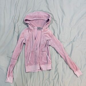 Pink Juicy Couture zip up Hoodie S